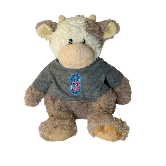 Plush Forward Madison Bull, Soccer Team, Stuffed Animal, - Picture 1 of 3